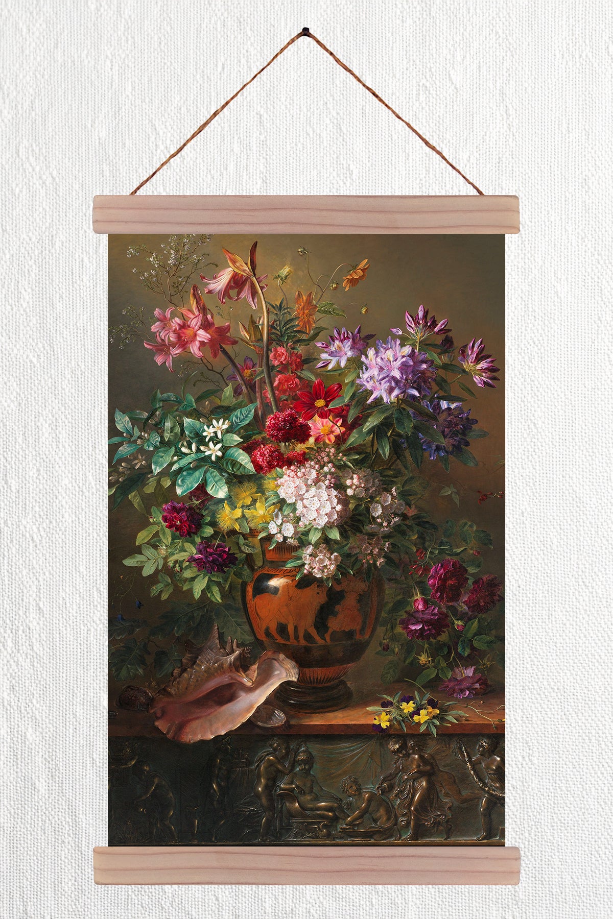 Still Life with Flowers in a Greek Vase - Allegory of Spring