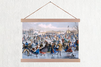 Central Park, Winter - The Skating Pond