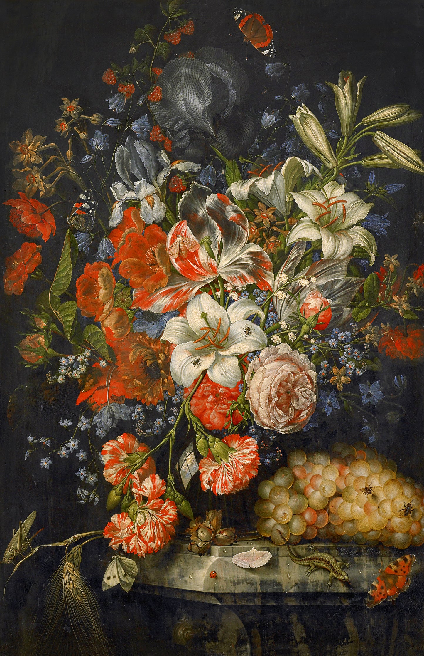 Still Life with Flowers and Fruit