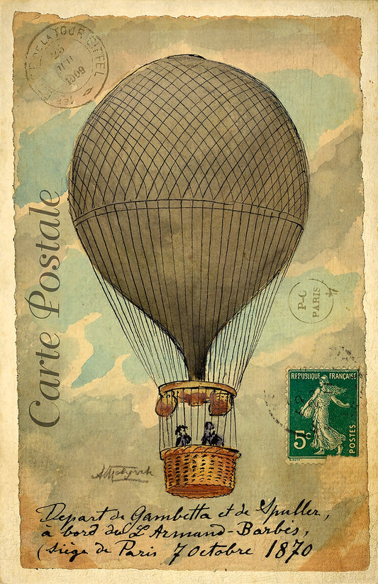 Balloon Postcard