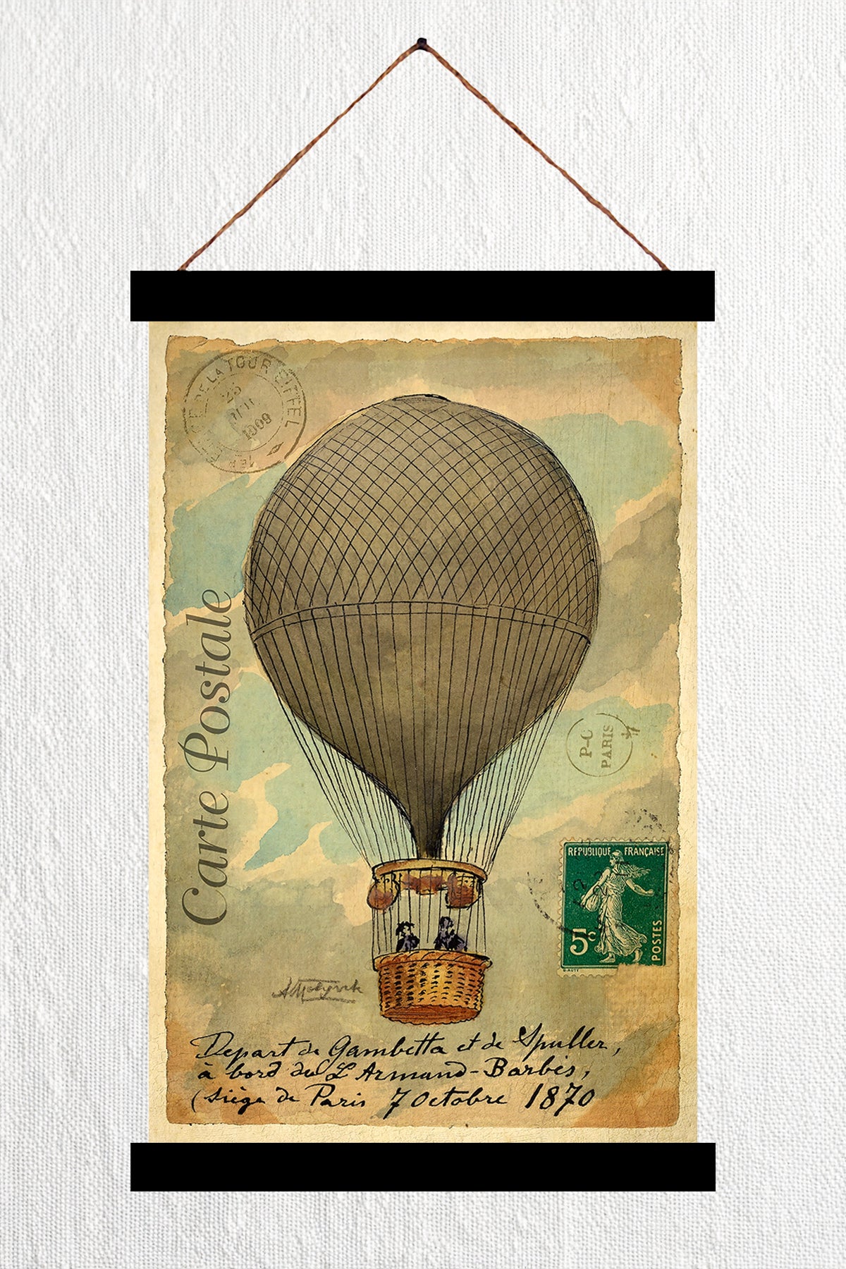 Balloon Postcard