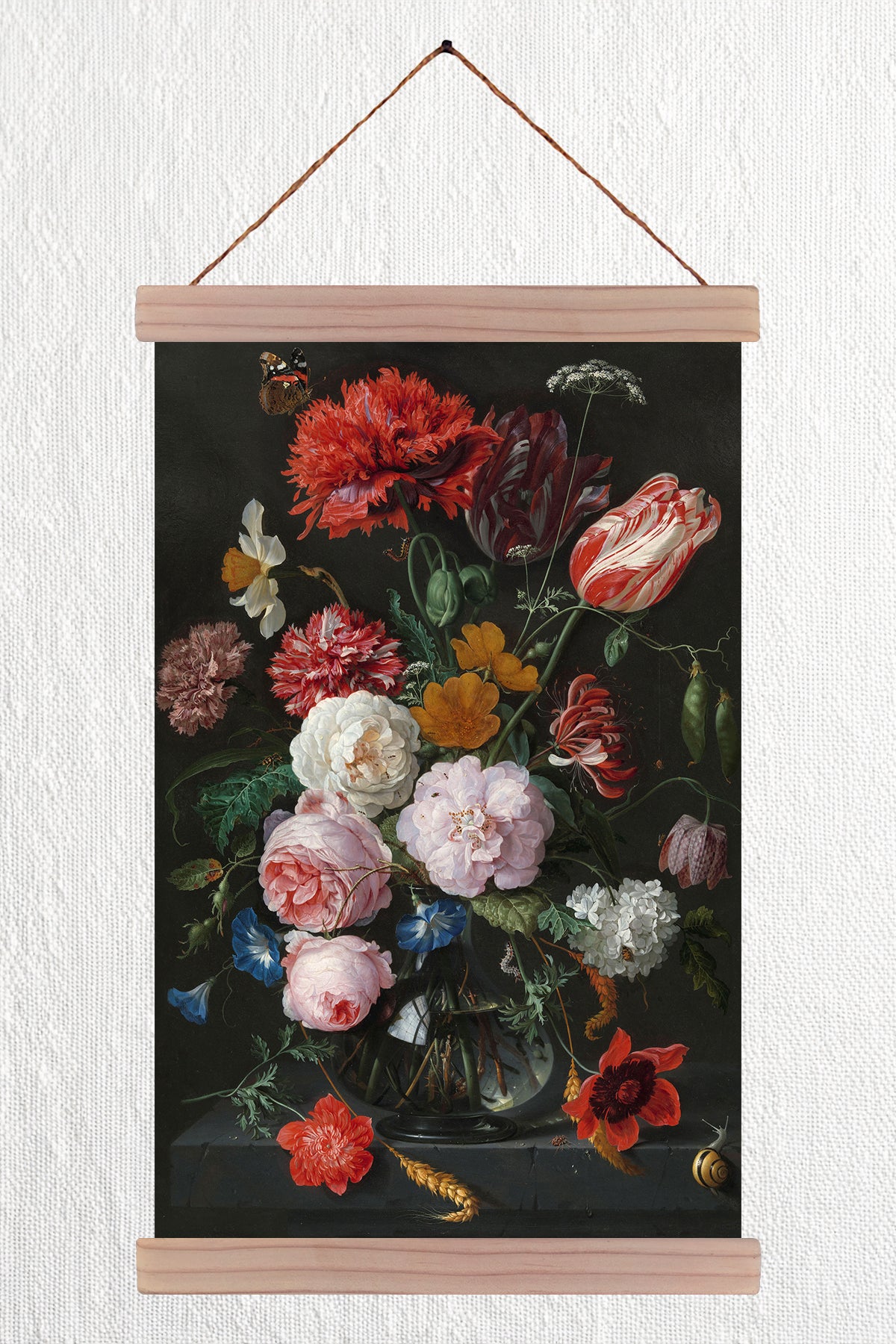 Still Life with Flowers in a Glass Vase