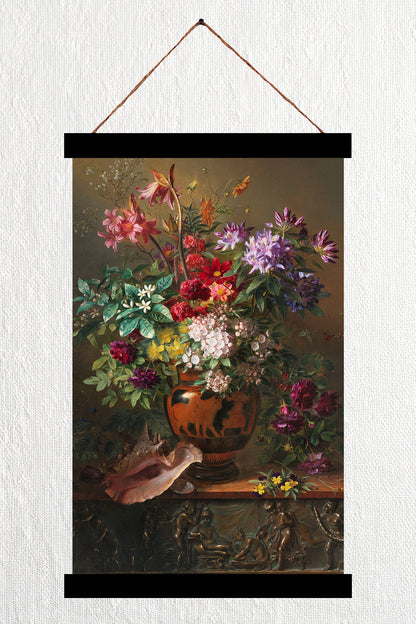 Still Life with Flowers in a Greek Vase - Allegory of Spring