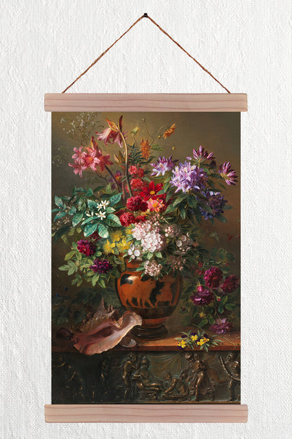 Still Life with Flowers in a Greek Vase - Allegory of Spring
